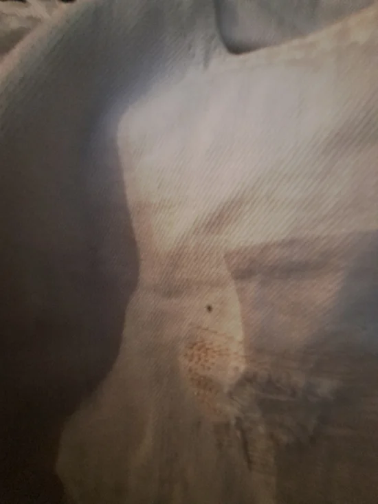 Old Navy White Ultra Blue Mid Rise Denim Shorts - Casual Frayed Hem - Picture 3 of 4